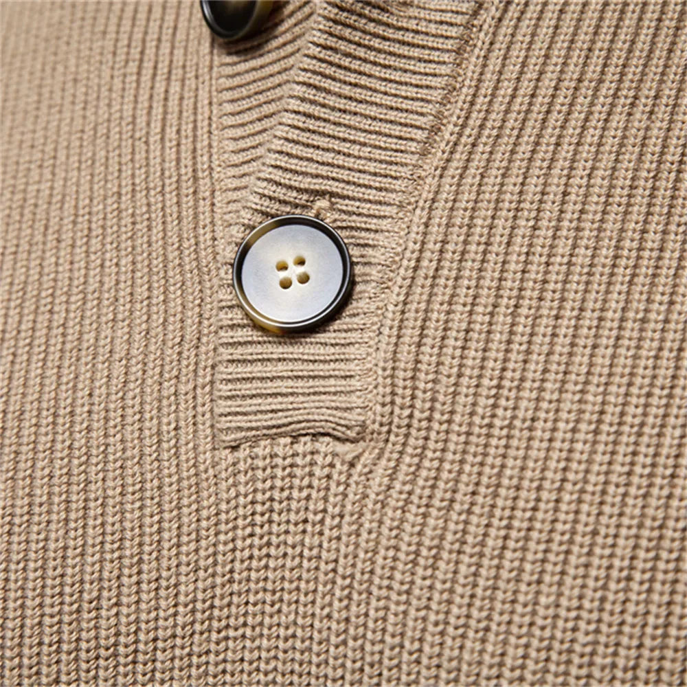 Koelman | Herenpullover met knoopdesign