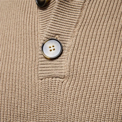 Koelman | Herenpullover met knoopdesign