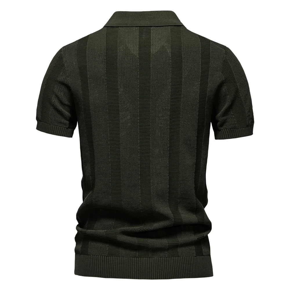 Nalani® | Gestreepte Katoenen Polo