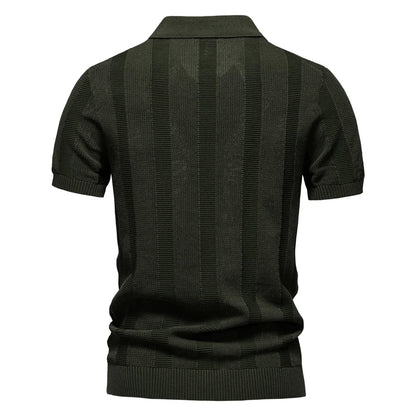 Nalani® | Gestreepte Katoenen Polo