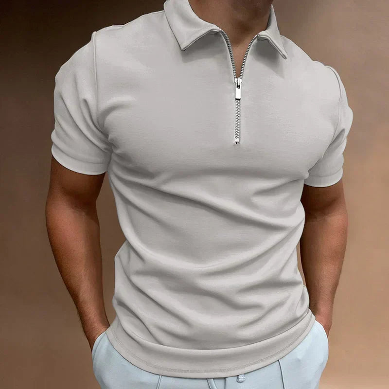 Klassieke polo met rits sluiting (TIJDELIJK 1+1 GRATIS!)