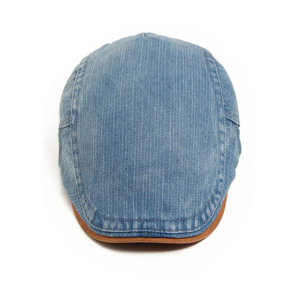 NOVALI® | Premium Denim Flat Cap – Tijdloze Stijl & Dagelijks Comfort (VANDAAG TIJDELIJK 1+1 GRATIS!)