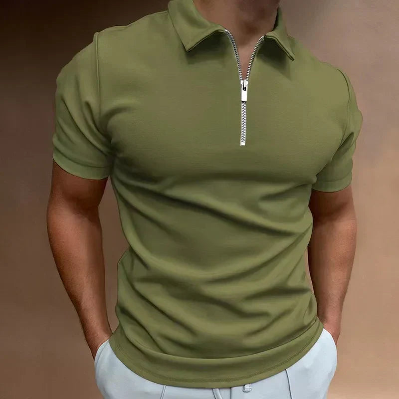 Klassieke polo met rits sluiting (TIJDELIJK 1+1 GRATIS!)