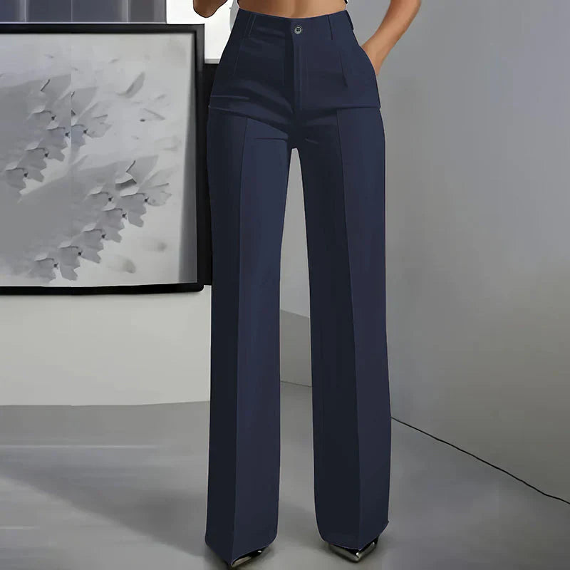 ELINORA | Chic hoge taillebroek met flatterende pasvorm voor werk en elegante momenten
