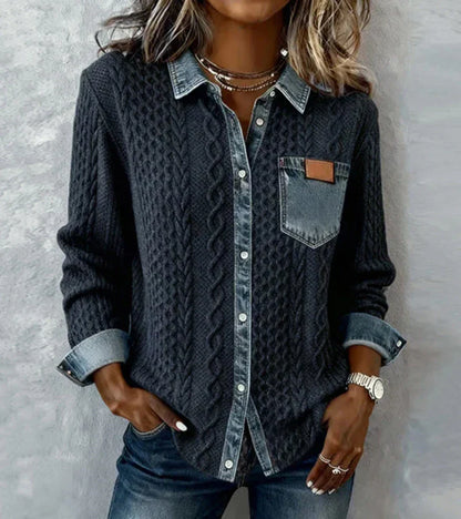 SANNE™ | Gebreide Top met Warm Comfort en Tijdloze Chic voor Elke Dag