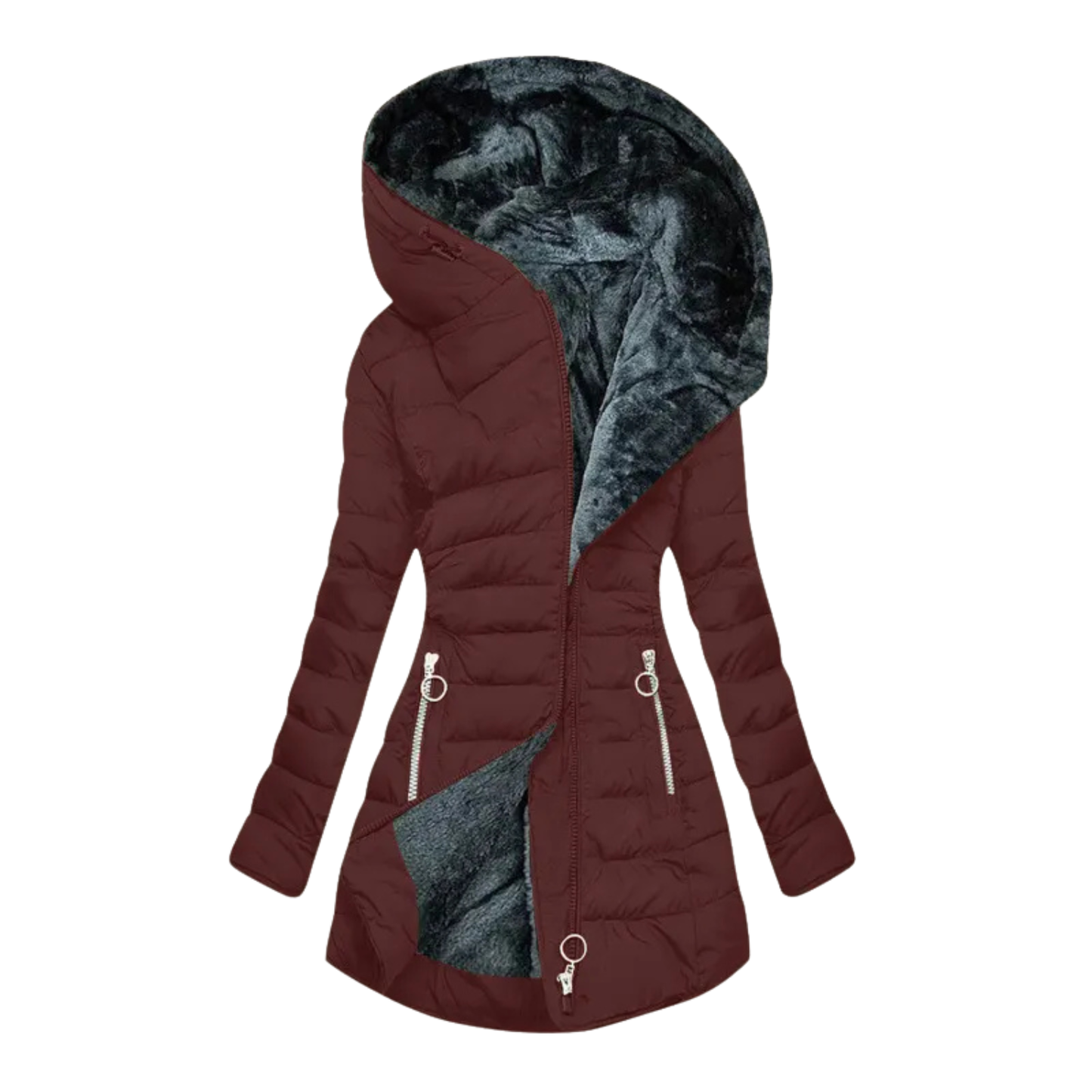 Giulia | Lange Winterjas met Warmtebescherming en Elegante Dagelijkse Stijl
