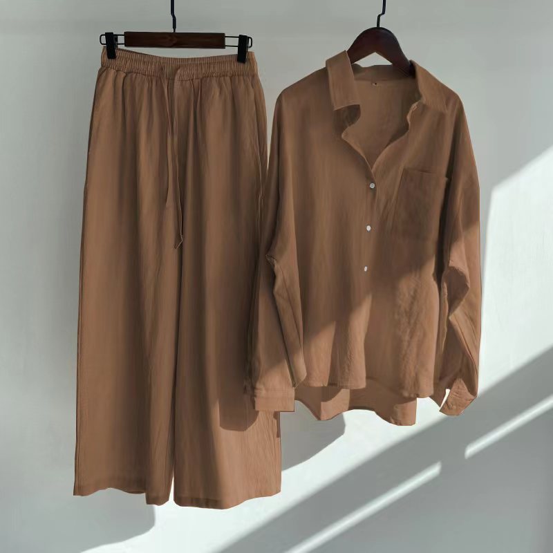 Yvonne™ | 2-delig Set - Blouse & wijde broek