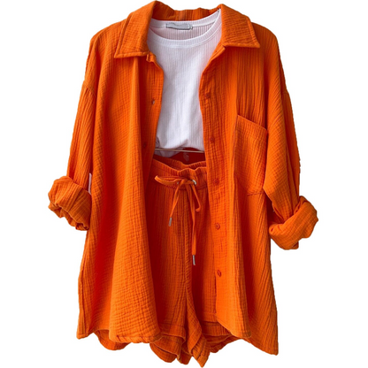 Monique™ | Twee-delig Katoenen Set