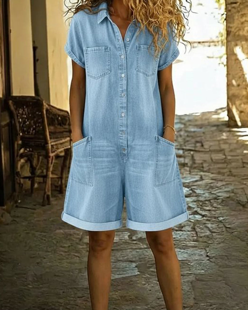 NOVALI® | Elegante denim jumpsuit