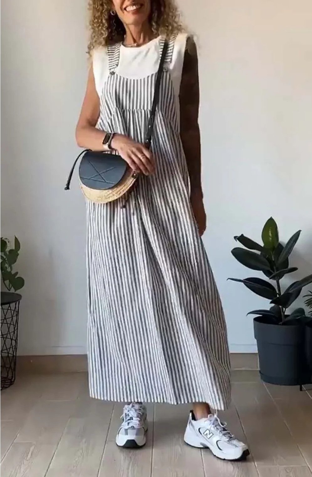 Lena | Casual Gestreepte Jumpsuit-Jurk