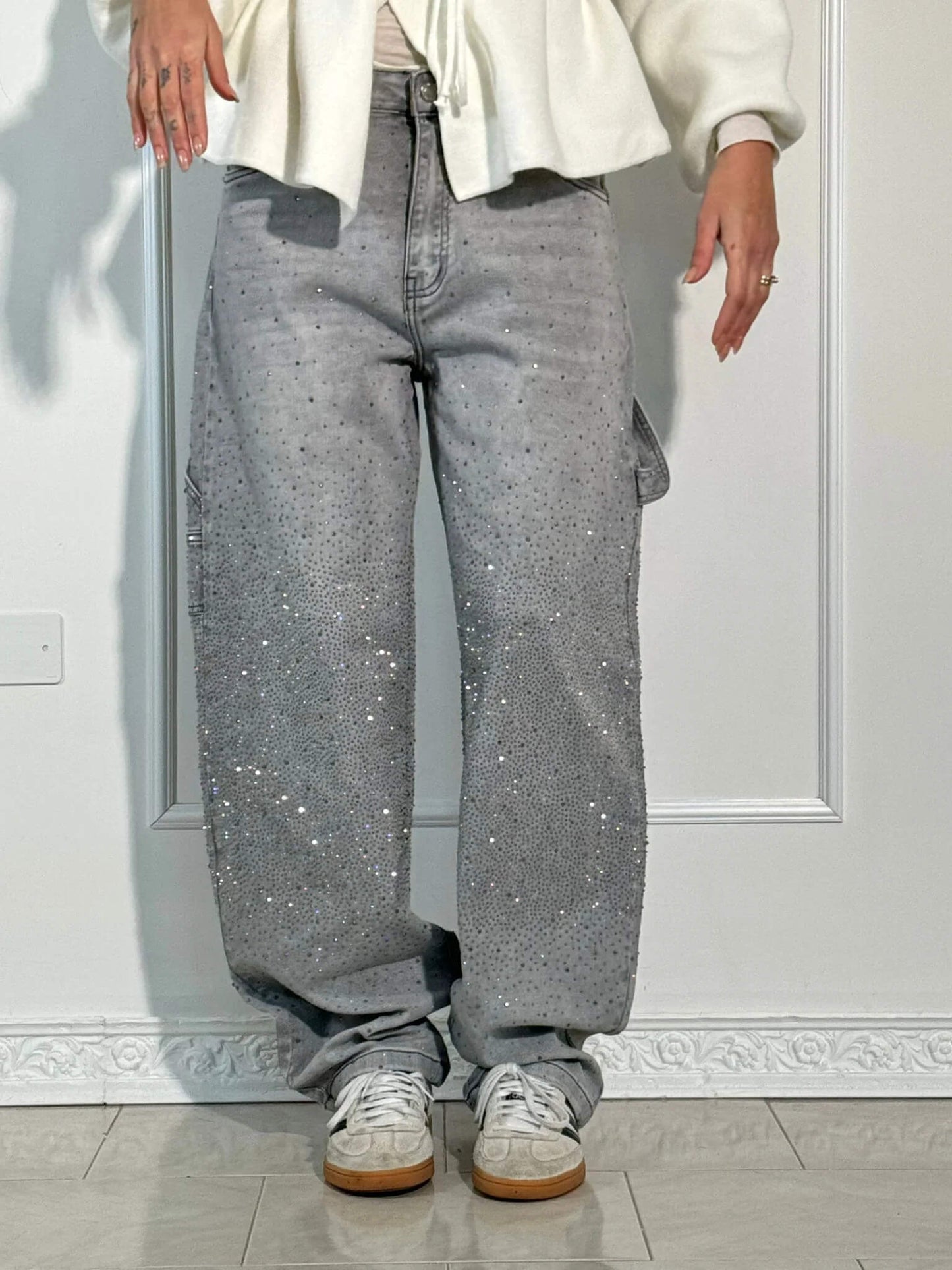 Lumi | Wijde jeans voor dames – Modecomfort met een sprankelend accent
