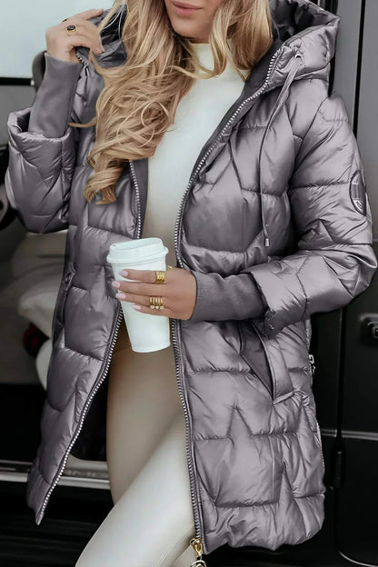 LORETTA | Lange Winterjas met Beschermende Warmte en Tijdloze Elegantie