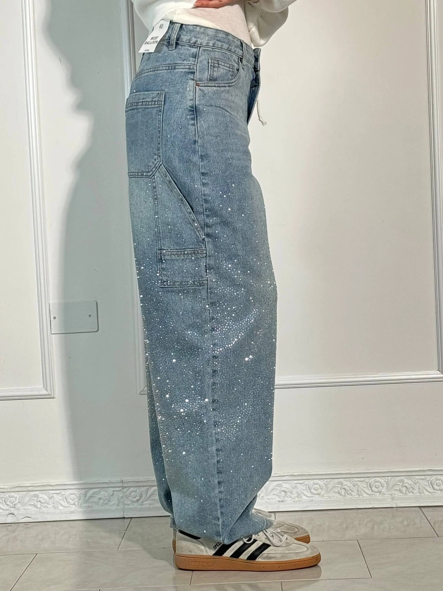 Lumi | Wijde jeans voor dames – Modecomfort met een sprankelend accent