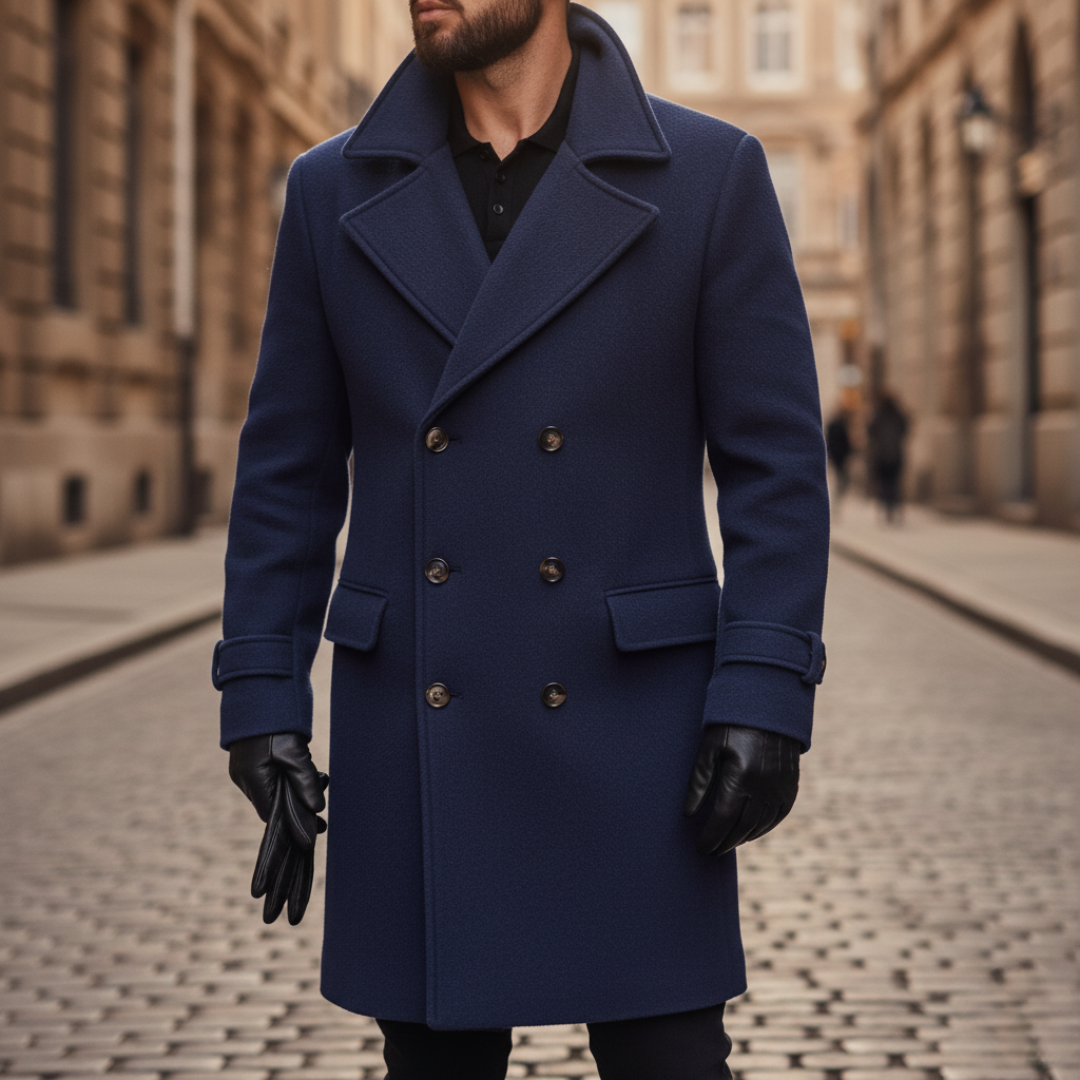 Marcello | Elegante Winter Overjas met Verzorgde Pasvorm voor Dag en Stad