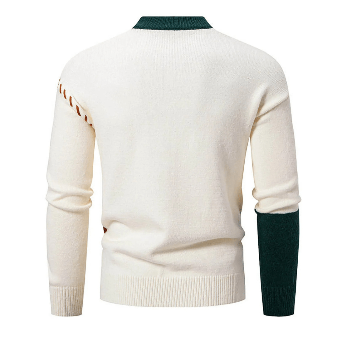 Patchwork | Elegante en modieuze wintertrui